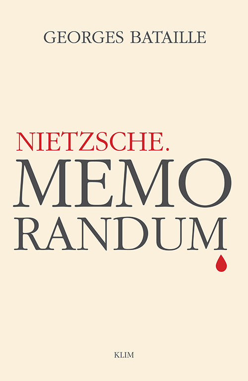 NIETZSCHE. MEMORANDUM