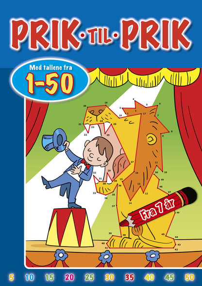 PRIK TIL PRIK MED TALLENE FRA 1-50 CIRKUS