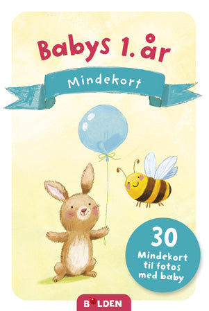 BABY FØRSTE ÅR-MINDEKORT