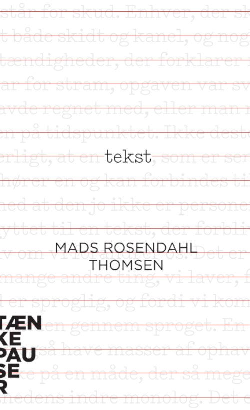 TEKST - TÆNKEPAUSER 109