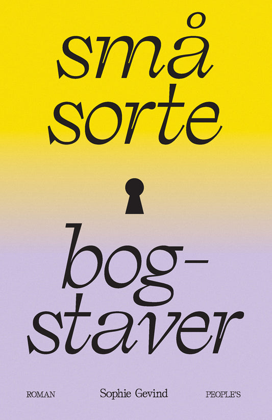 SMÅ SORTE BOGSTAVER