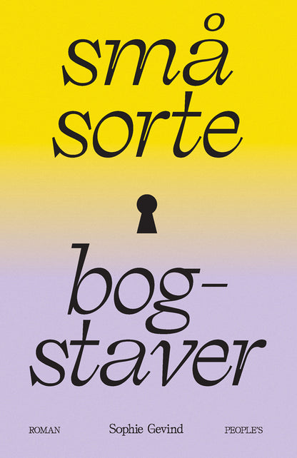 SMÅ SORTE BOGSTAVER