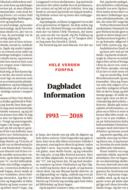 HELE VERDEN FORFRA - INFORMATION 1993-2018