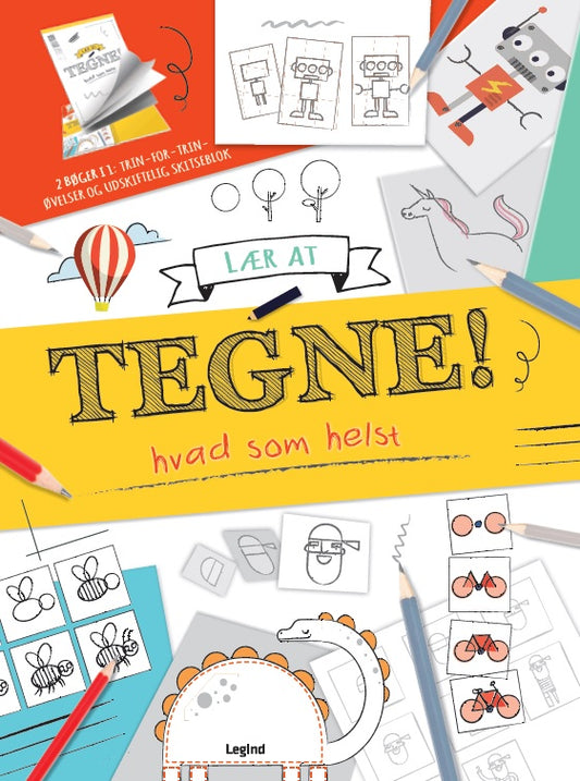 LÆR AT TEGNE - INKL. TEGNEBLOK