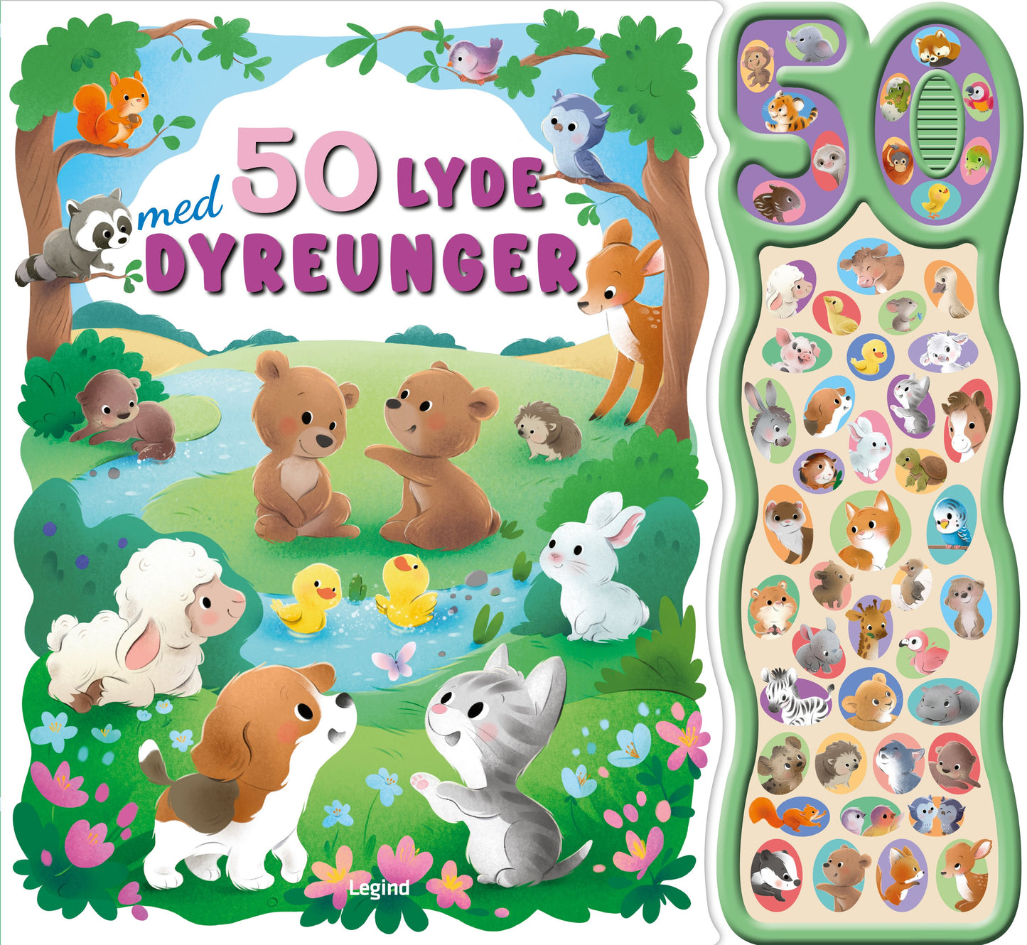 50 LYDE MED DYREUNGER