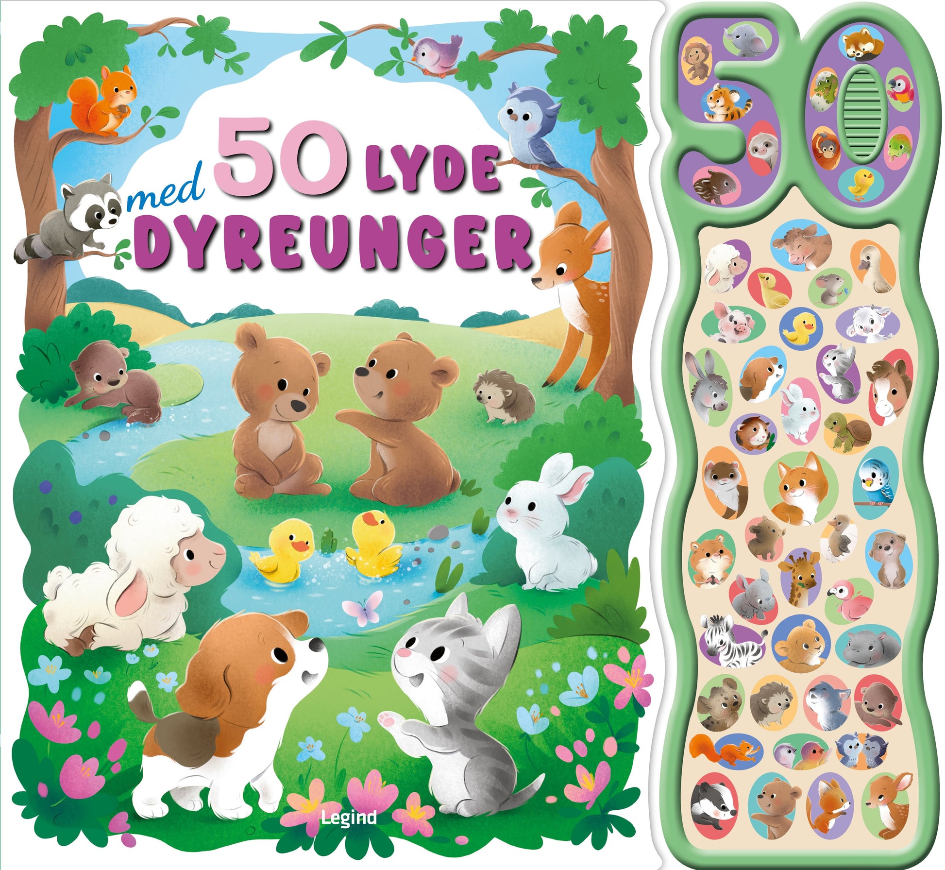 50 LYDE MED DYREUNGER