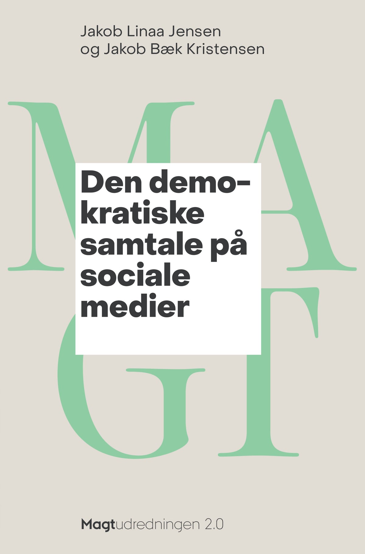 DEN DEMOKRATISKE SAMTALE PÅ SOCIALE MEDIER