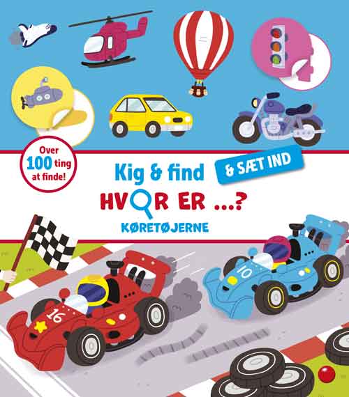 KIG OG FIND - OG SÆT IND: HVOR ER...KØRETØJERNE?
