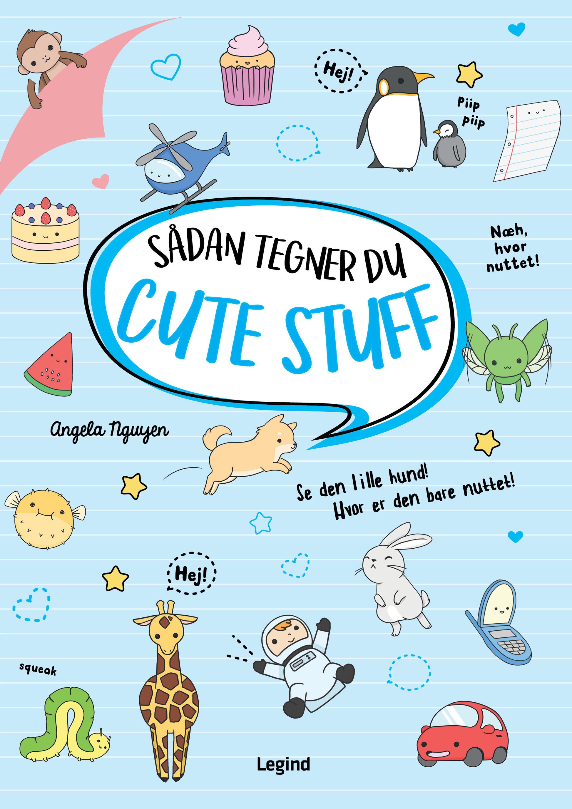 SÅDAN TEGNER DU: CUTE STUFF COZY COLORING