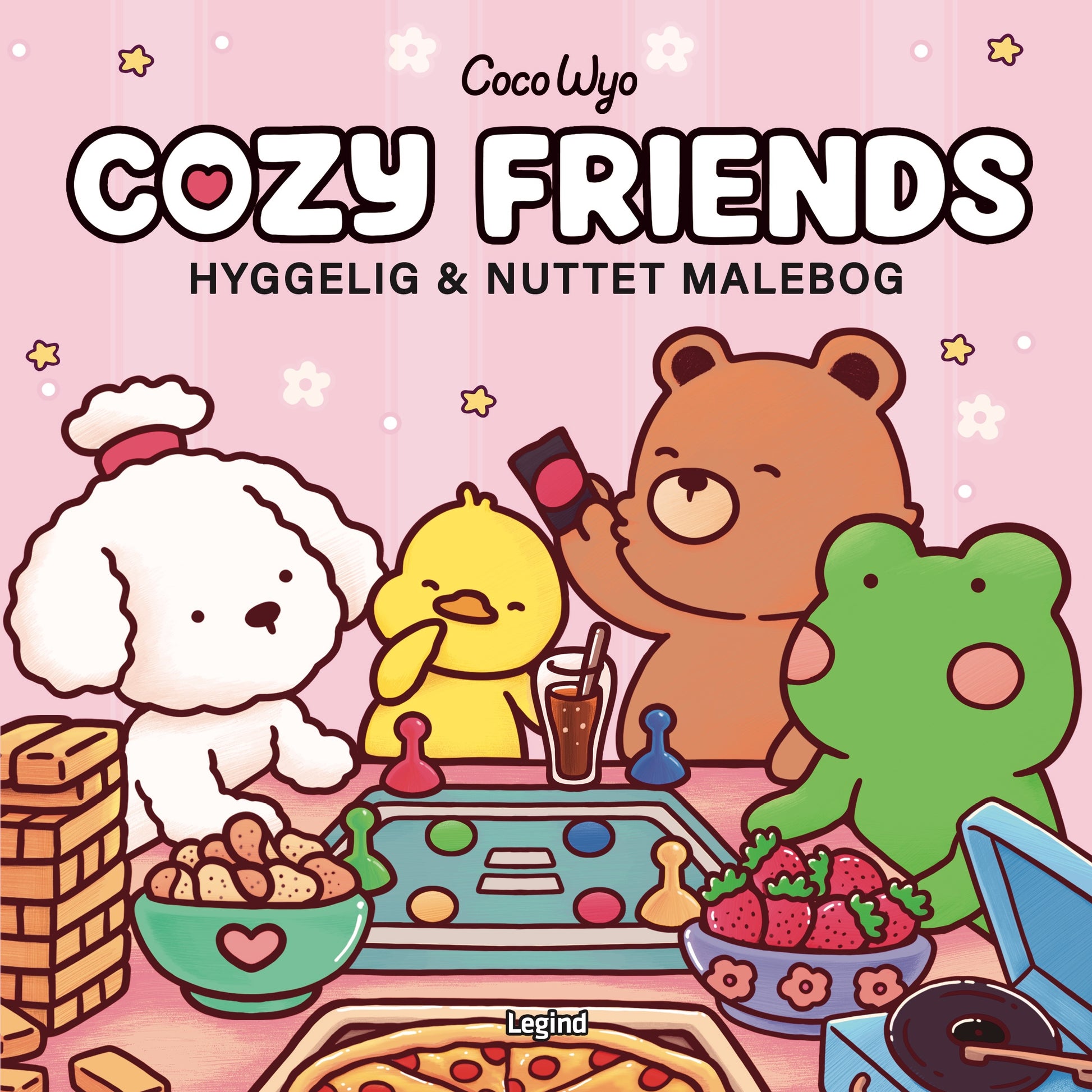 MALEBOG: COZY FRIENDS - COZY COLORING HYGGELIG OG NUTTET MALEBOG