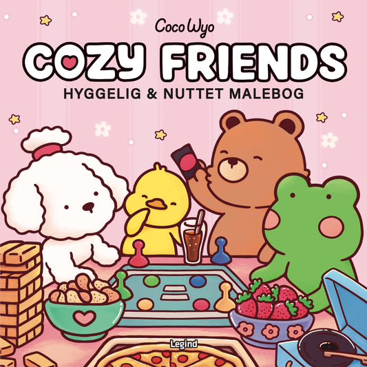 MALEBOG: COZY FRIENDS - COZY COLORING HYGGELIG OG NUTTET MALEBOG