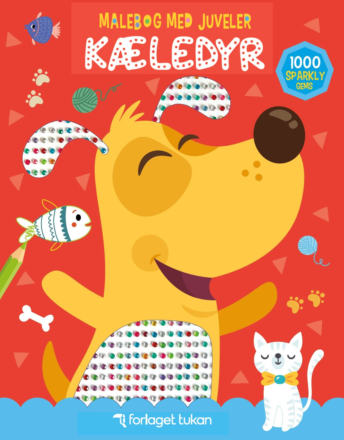 MALEBOG MED JYVELER: KÆLEDYR