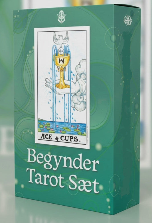 BEGYNDERE TAROT SÆT (DK BOG + ENG. KORT)