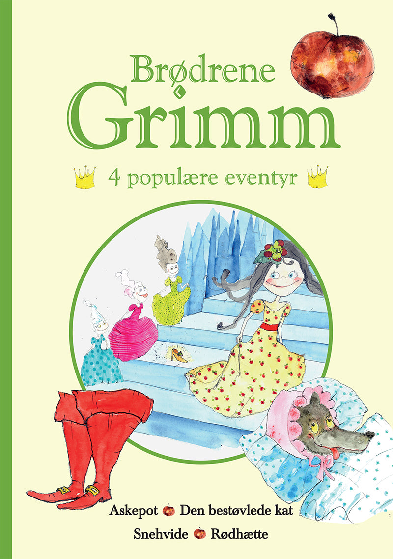 BRØDRENE GRIMM 4 POPULÆRE EVENTYR GRØN
