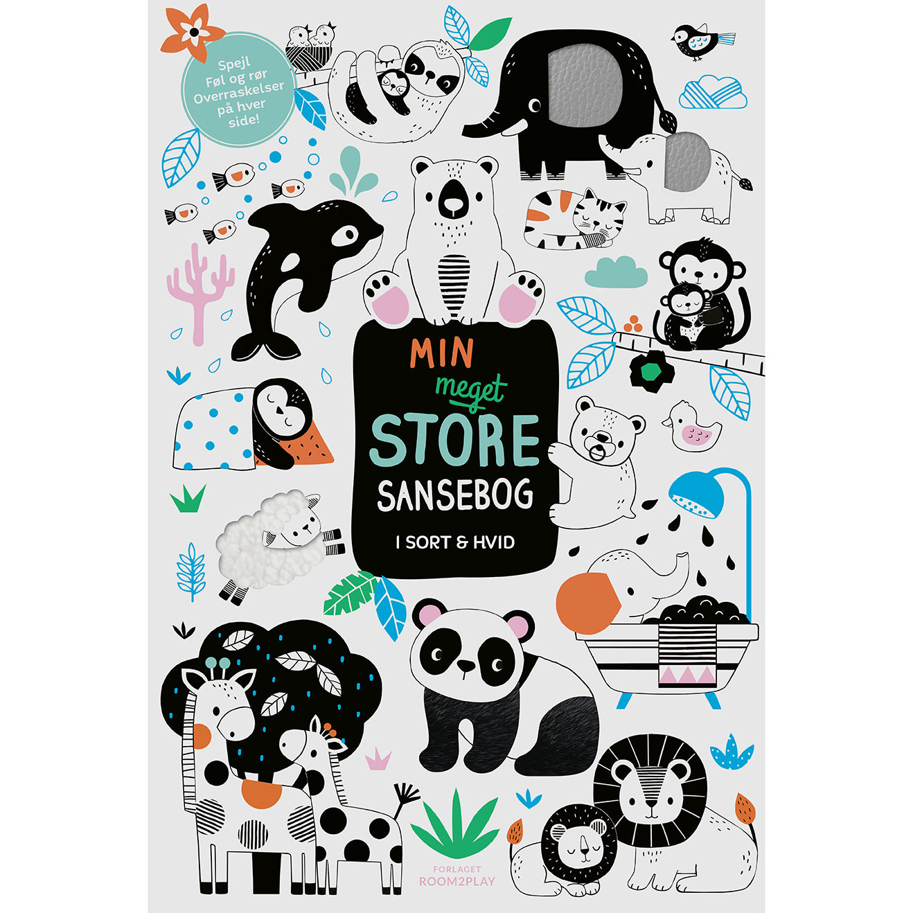 MIN MEGET STORE SANSEBOG - I SORT & HVID