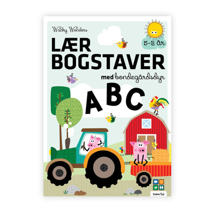 AKTIVITETSBOG LÆR BOGSTAVER MED WACKY WONDERS
