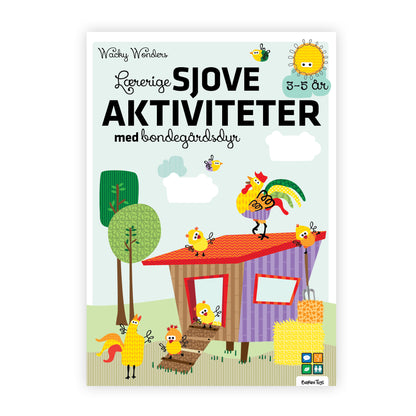 AKTIVITETSBOG MED LÆREIGE SJOVE WACKY WONDERS