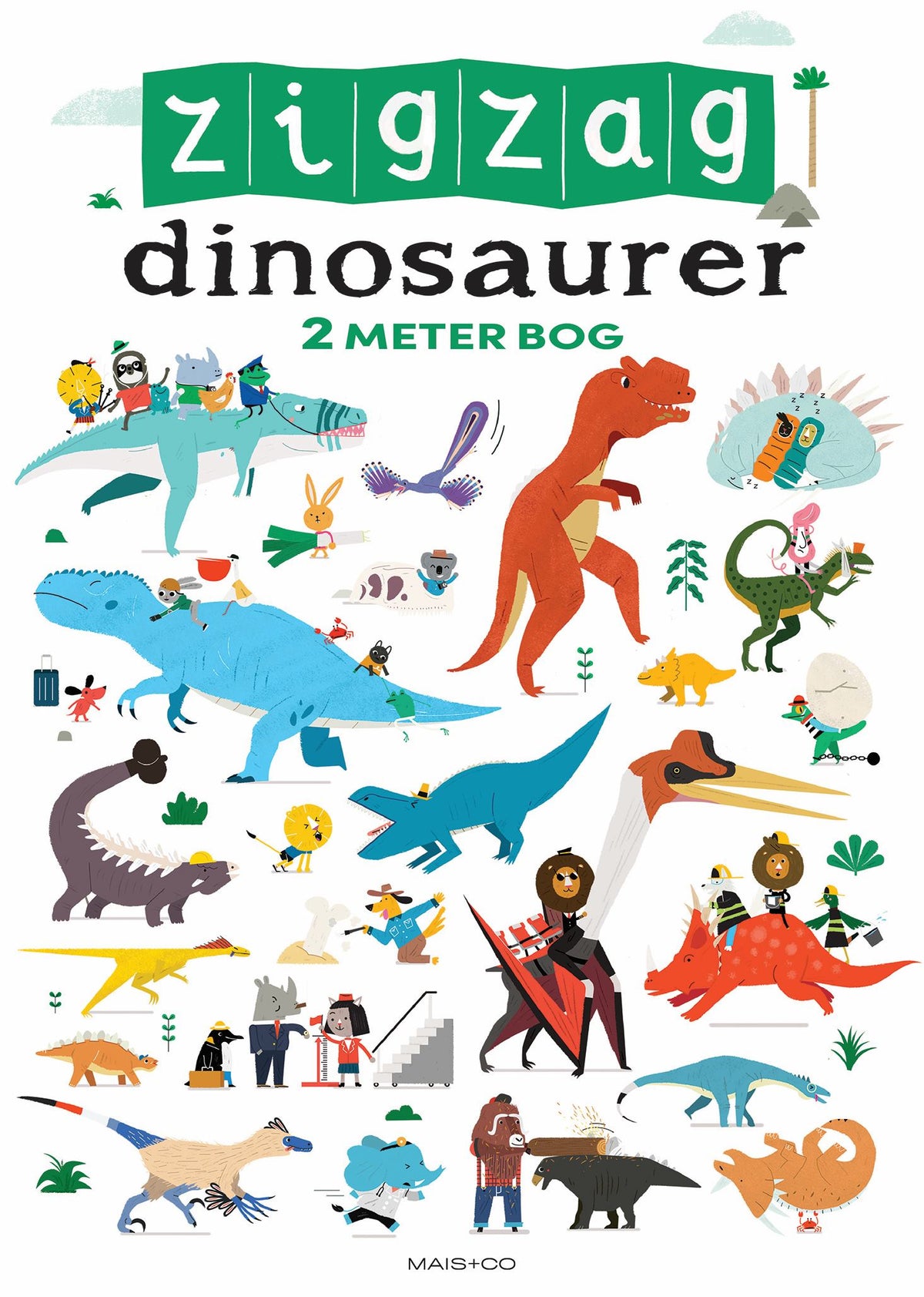 ZIGZAG – DINOSAURER  2 METER BOG 
