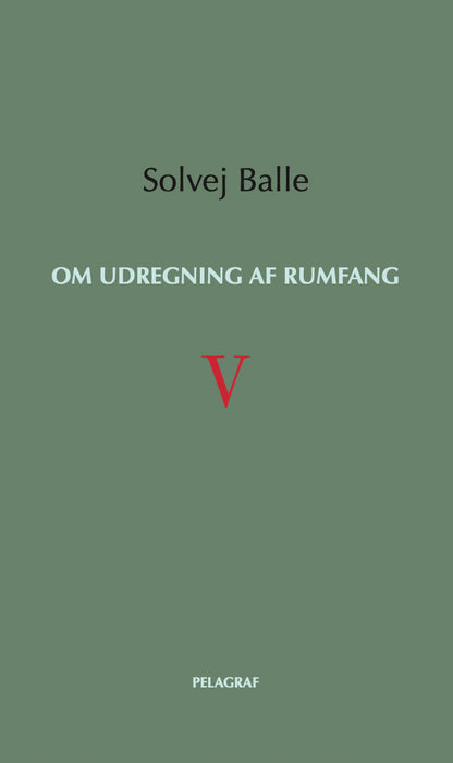 OM UDREGNING AF RUMFANG V