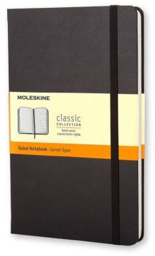 MOLESKINE LARGE S M/240 LINJ ARK HARD COVER