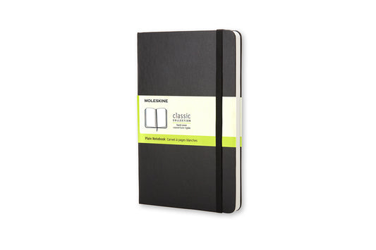 MOLESKINE LARGE SORT M/240 BLANKE SIDER