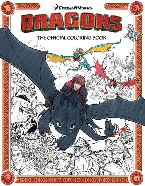 DRAGONS COLORING BOOK