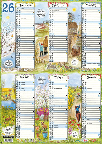 A3 KARTONKALENDER 2026