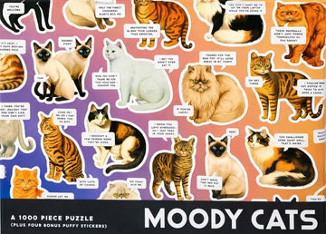 BRASS MONKEY MOODY CATS 1000 BRIKKER