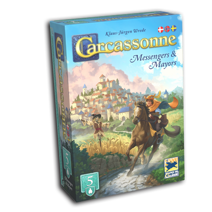 CARCASSONNE MESSENGERS AND MAYORS