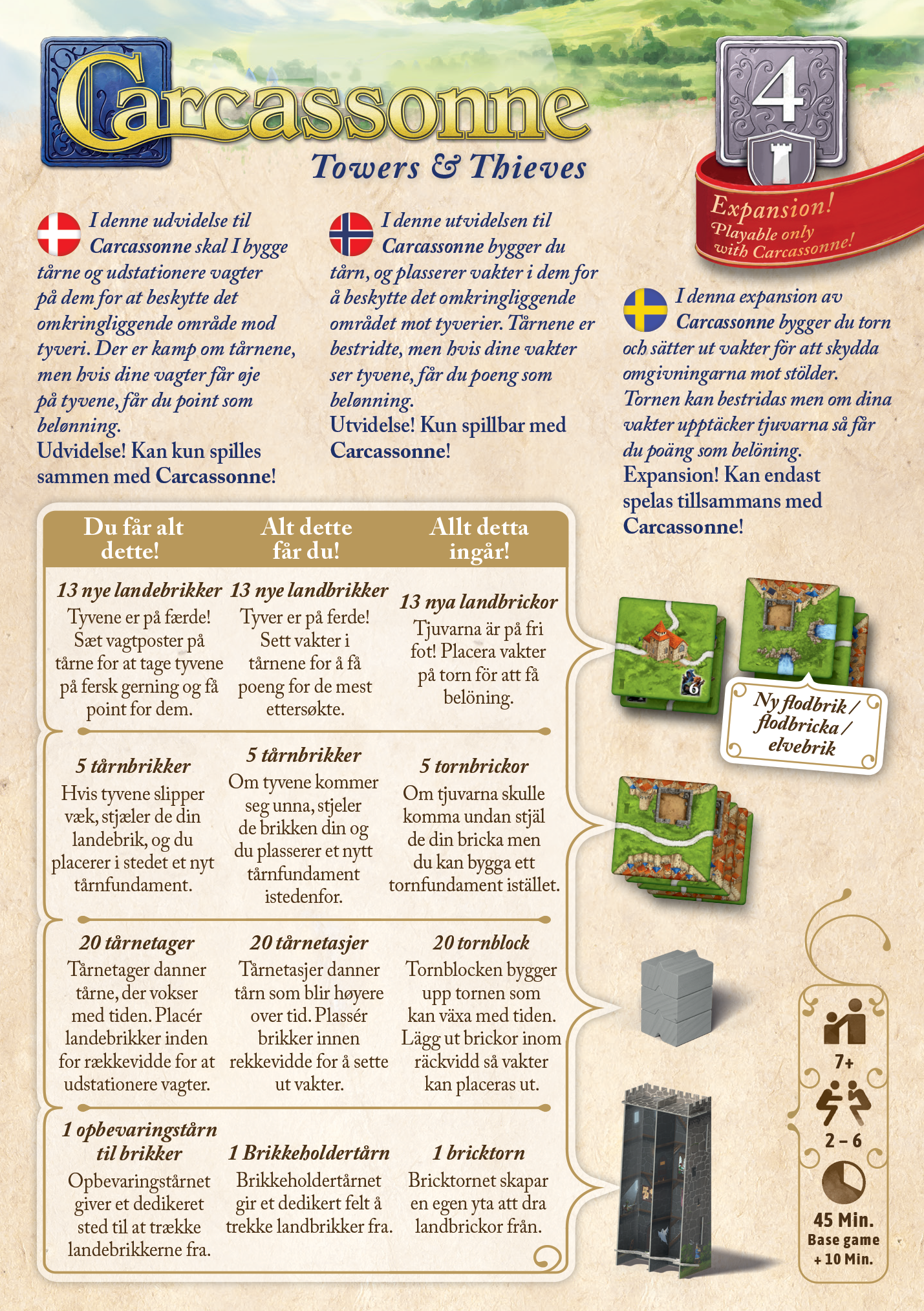 CARCASSONNE YOWERS AND THIEVES