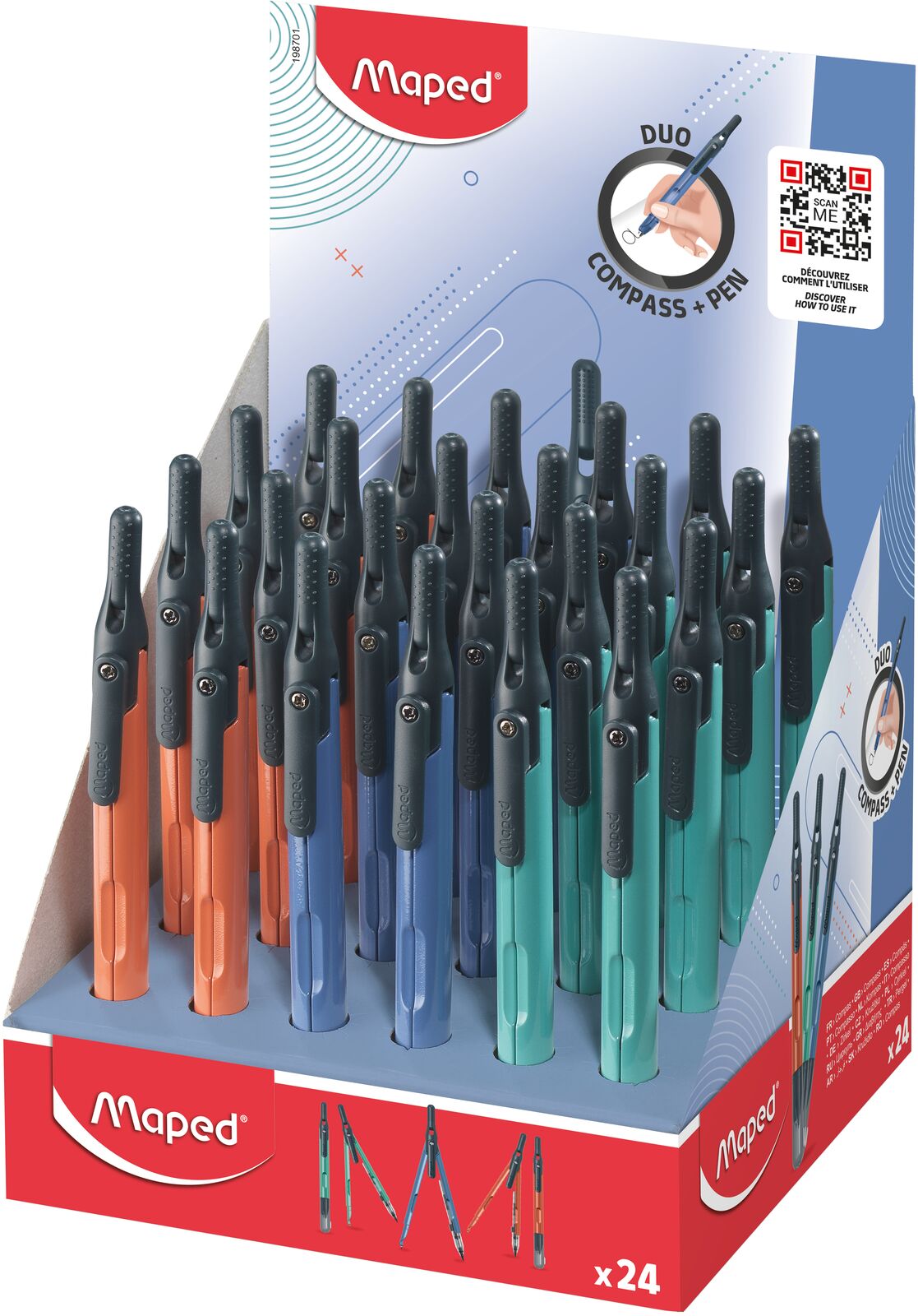 MAPED PASSER PEN ASS. FARVER