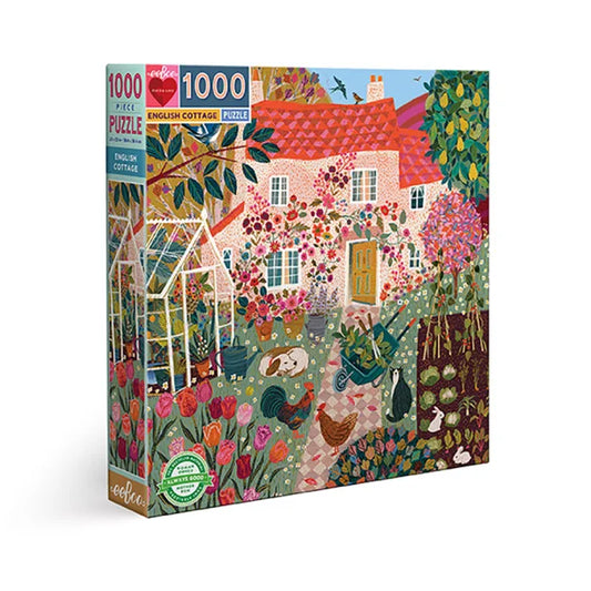 ENGLISH COTTAGE EEBOO PUSLESPIL 1000 BRIKKER