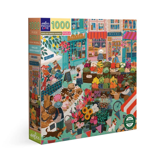 EEBOO ENGLISH GREEN MARKET 1000 BRIKKER