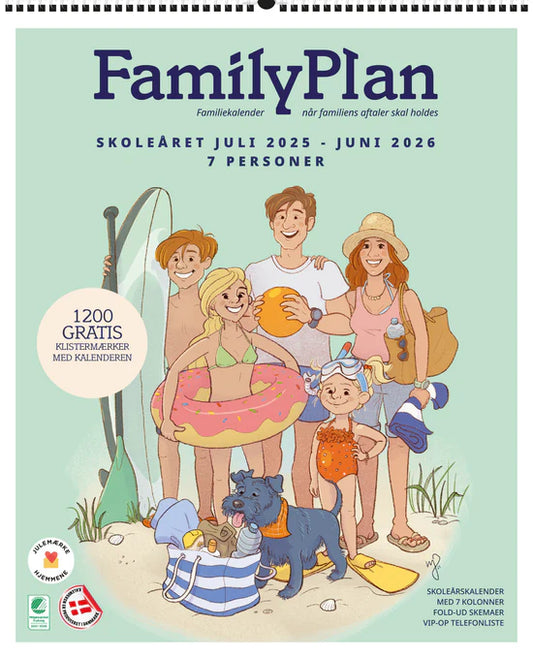 FAMILY PLAN SKOLEÅRET 25/26 7 PERS.