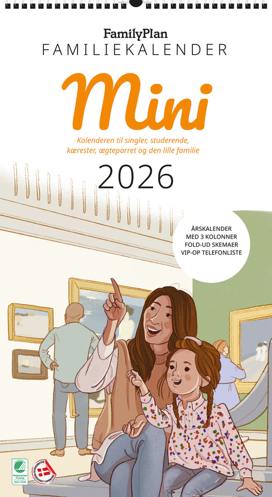 FAMILIEKALENDER MINI 2026
