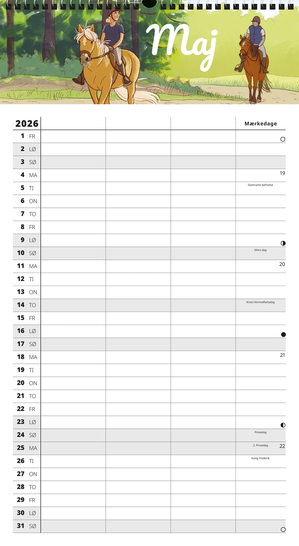 FAMILIEKALENDER MINI 2026
