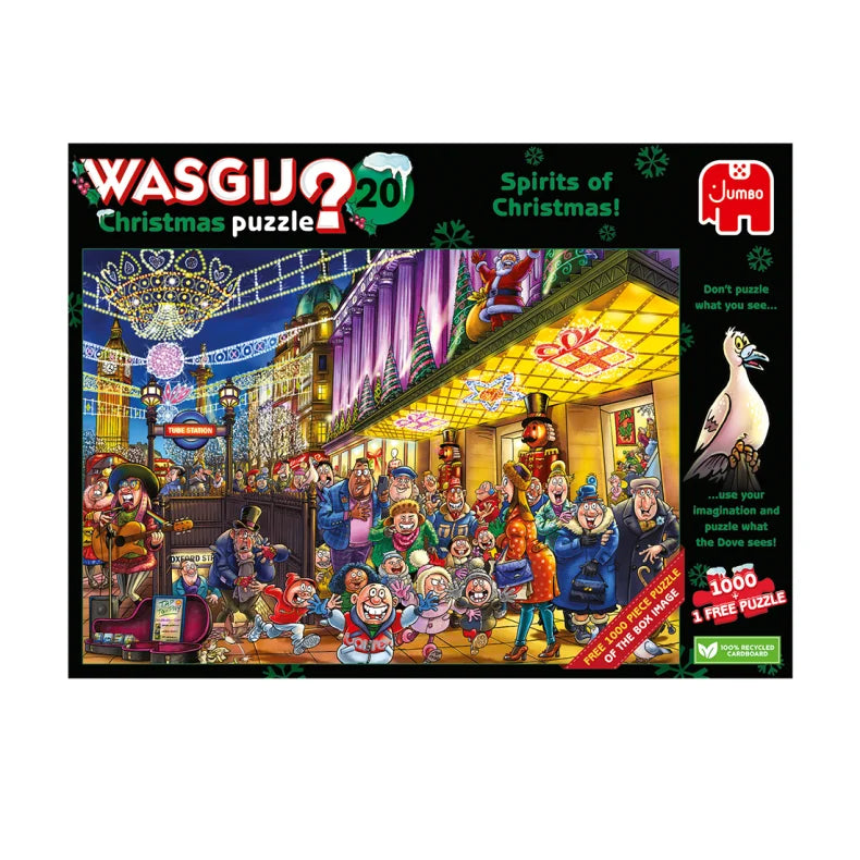 WASGIJ CHRISTMAS 20 SPIRITS OF CHRISTMAS 1000 PCS