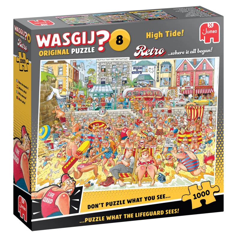 WASGIJ ORIGINAL 8 RETRO HIGH TIDE 1000 BRIKKER
