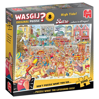 WASGIJ ORIGINAL 8 RETRO HIGH TIDE 1000 BRIKKER