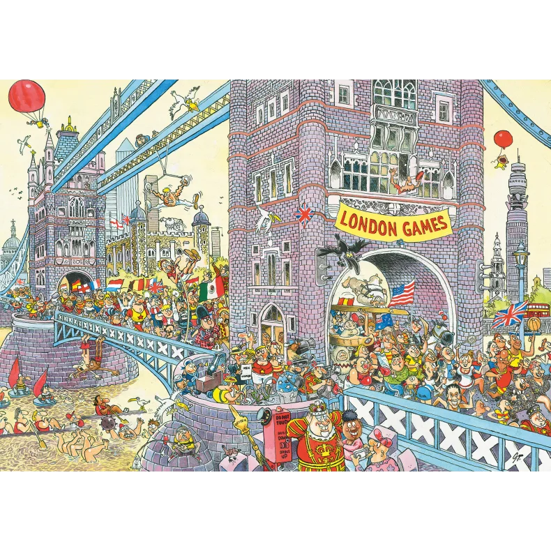 WASGIJ RETRO 8 - THE FINAL HURDLE 1000 BRIKKER