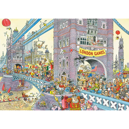 WASGIJ RETRO 8 - THE FINAL HURDLE 1000 BRIKKER