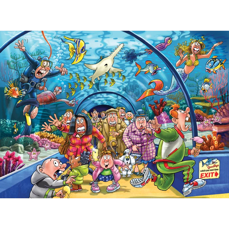 WASGIJ 43 AQUARIUM ANTICS 1000 BRIKKER