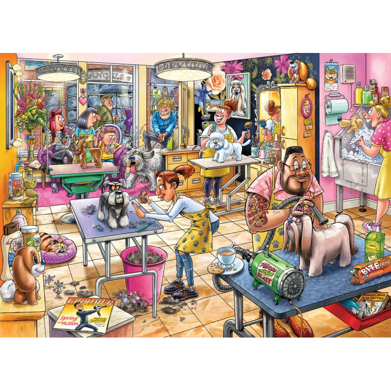 WASGIJ MYSTERY 23 POOCH PARLOUR 1000 BRIKKER