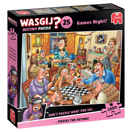 WASGIJ DESTINY 25 GAMES NIGHT 1000 BRIKKER