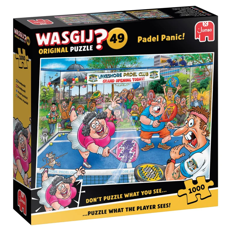 WASGIJ ORIGINAL 49 PADEL PANIC! 1000 BRIKKER