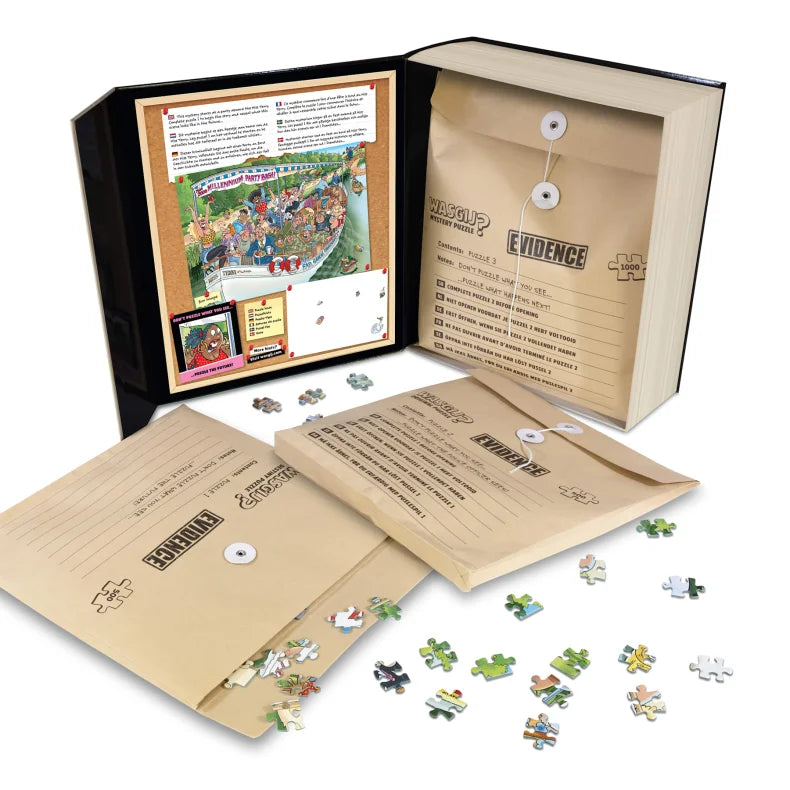 WASGIJ PIECES OF EVIDENCE (2X500PCS & 1X1000PCS)