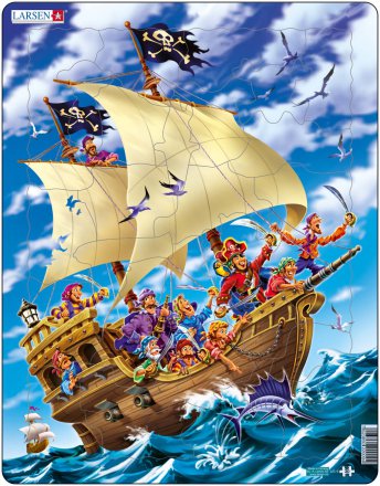 LARSEN PUSLESPIL PIRATES 30 PCS