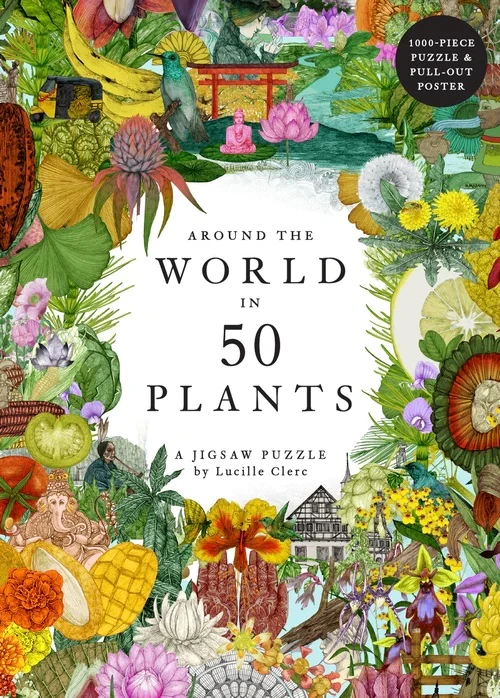 AROUND THE WORLD IN 50 PLANTS 1000 BRIKKER