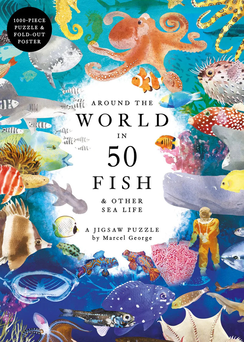 AROUND THE WORLD IN 50 FISH 1000 BRIKKER