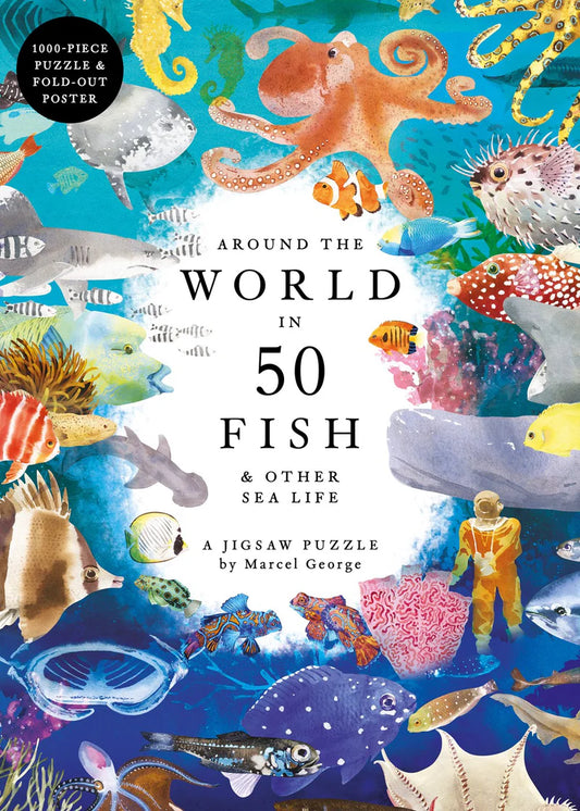 AROUND THE WORLD IN 50 FISH 1000 BRIKKER